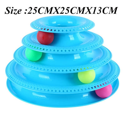 Trilaminar Pet Toys Cat Track Ball