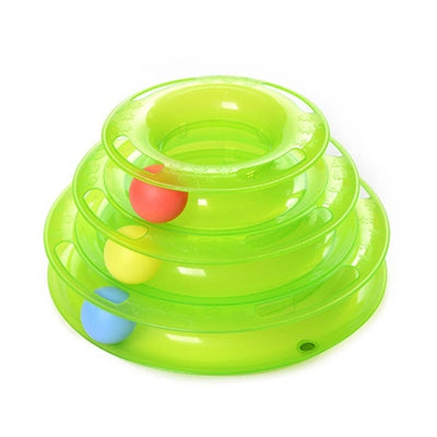 Trilaminar Pet Toys Cat Track Ball