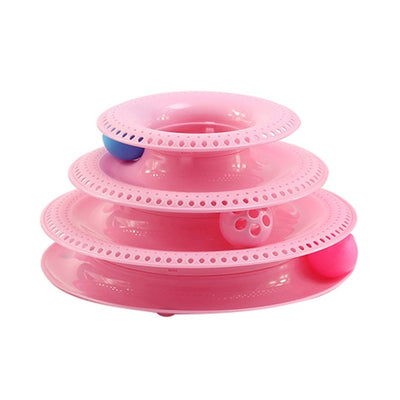Trilaminar Pet Toys Cat Track Ball