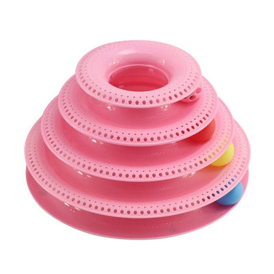 Trilaminar Pet Toys Cat Track Ball