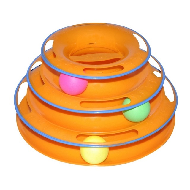 Trilaminar Pet Toys Cat Track Ball
