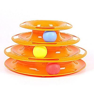 Trilaminar Pet Toys Cat Track Ball