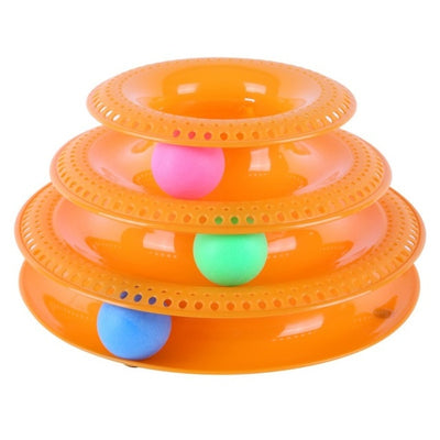 Trilaminar Pet Toys Cat Track Ball
